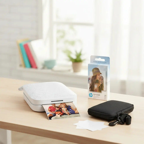 Impresora De Fotos Instantáneas Portátil Hp Sprocket Blanco