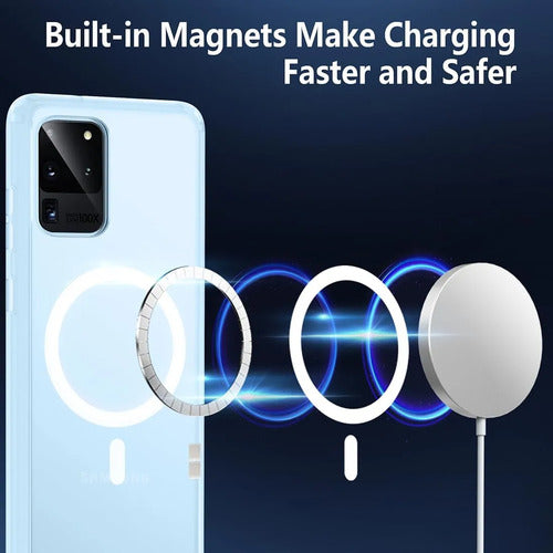 Funda Magnética Tianniuke Para Samsung Galaxy S20 Ultra Blanco