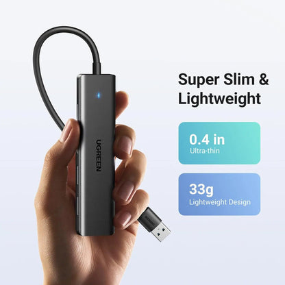 Usb 3.0 Hub, 4 Puertos, Ultra-slim Negro