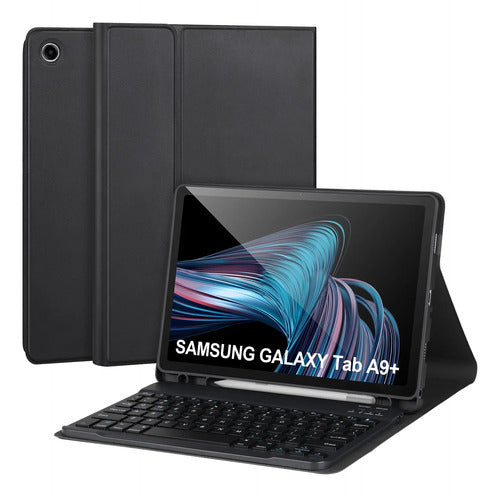 Funda Con Teclado Para Samsung Galaxy Tab A11+/a9+ 11' Negro