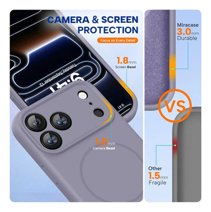 Funda Magnética Miracase Para iPhone 17 Pro Max Gris