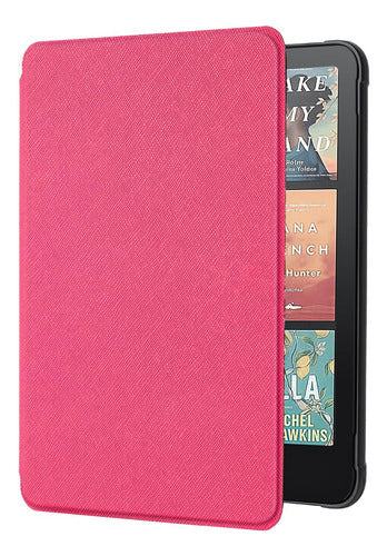 Funda Rosa Compatible Con Kindle Paperwhite Y Colorsoft Rosa