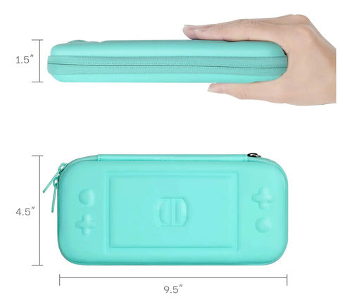 Pack De Protección Y Organización Para Nintendo Switch Verde