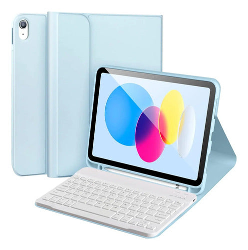 Funda Con Teclado Bluetooth Para iPad 11/10th Gen