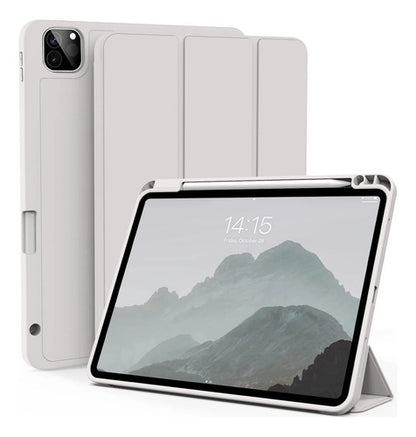 Funda Para iPad Pro 11'' Con Soporte Para Lápiz Gris