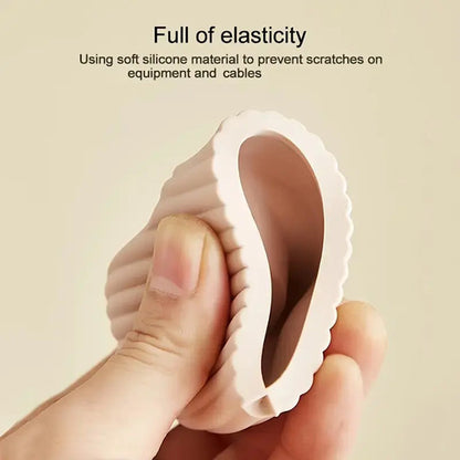 Soporte De Carga De Silicona Para Apple Watch Rosa Claro