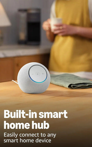 Amazon Echo Dot Max, Parlante Alexa Con Sonido Envolvente Gris