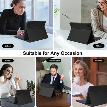 Funda Con Teclado Para Samsung Galaxy Tab A11 Plus/a9 Plus Negro