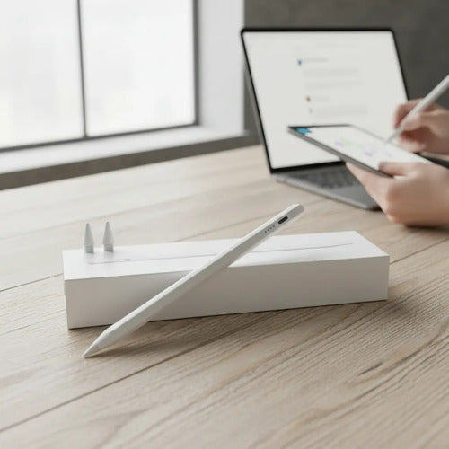 Lapiz Universal Para iPad Y Tablets Blanco