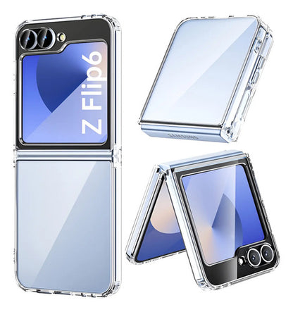 Funda Transp Antigolpes Para Samsung Galaxy Z Flip 7 Fe Transparente