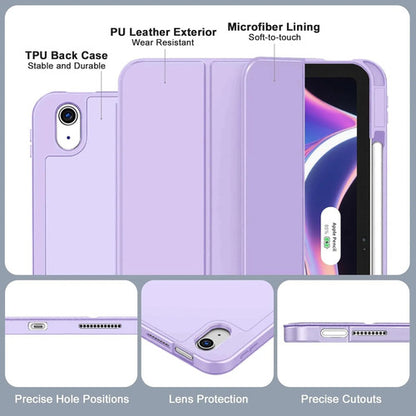Funda Para iPad A16 / 11 Generacion Con Soporte Para Lápiz Lavanda