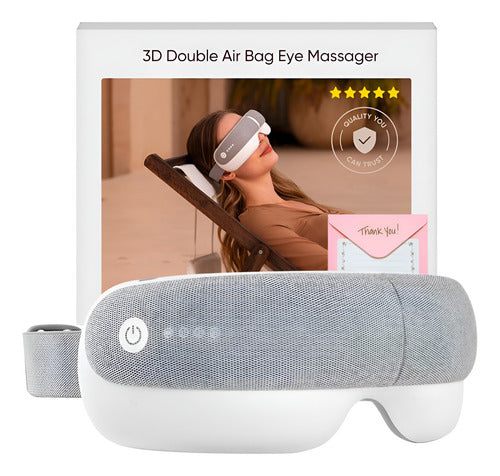 Masajeador De Ojos Máscara De Sueño Con Calor Y Bluetooth