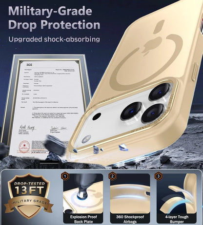 Funda Para iPhone 17 Pro Magnetica Crema