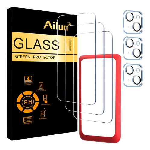 Protectores De Vidrio Ailun Para iPhone 15