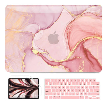 Funda B Belk Para Macbook Air Rosa Dorado Mármol