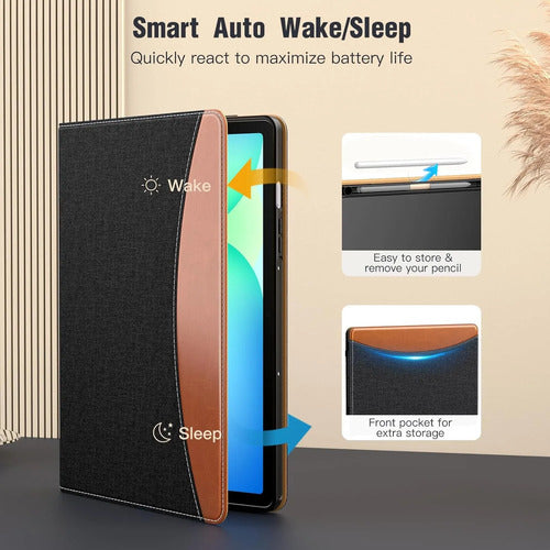 Funda Para Samsung Galaxy Tab S10 Lite/s10 Fe/s9 Fe/... Negro