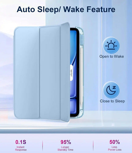 Funda Timovo Para iPad Air 11 Pulgadas Celeste