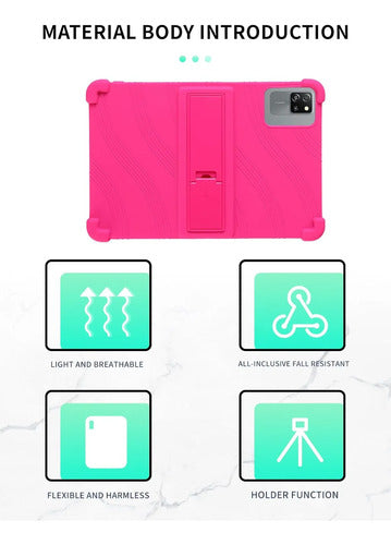 Funda Para Tablet Blackview Tab 60 Pro Rosa/rojo