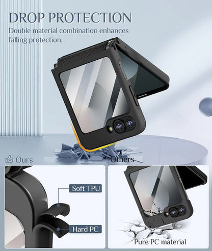 Funda Para Samsung Galaxy Z Flip 6 Y 5 Negro