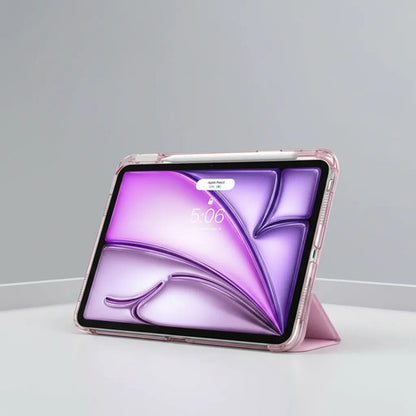 Funda Hybrid Slim Para iPad Air 11' M3/m2, 5ta/4ta. Rosa Chicle