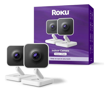 Cámara De Seguridad Roku Indoor 2-pack, Full Hd, Visión Noct