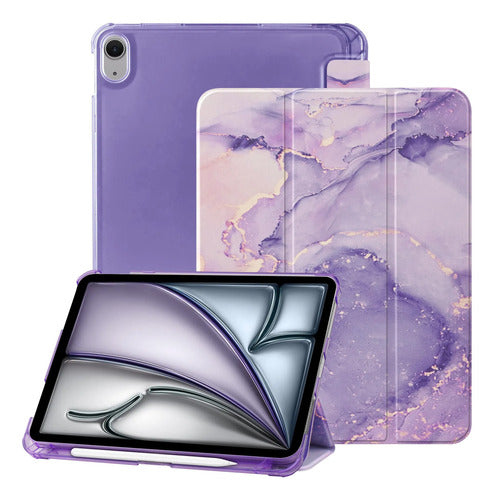 Funda Para iPad A16 11th Gen 11  2025 Y iPad 10th Violeta