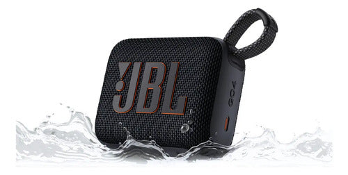Altavoz Portátil Jbl Go4 Con Bluetooth Impermeable Negro Negro