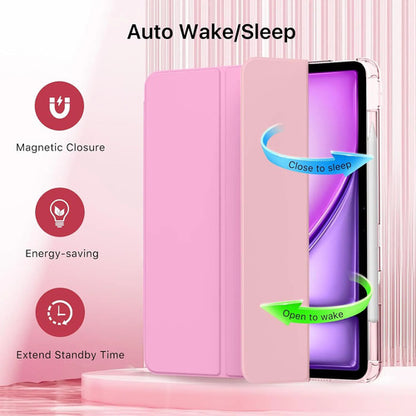 Funda Para iPad Air M4 13 Pulgadas Con Soporte Para Lápiz Rosa