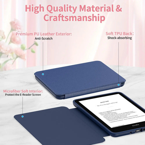 Funda Transparente Para Kindle De 6 2024 Y 2022 Blanco
