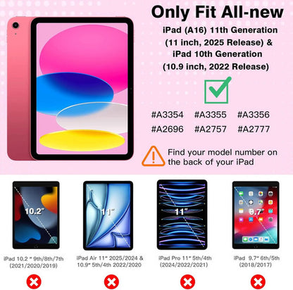 Funda Timovo Para iPad A16 11th Gen 2025 Rosa