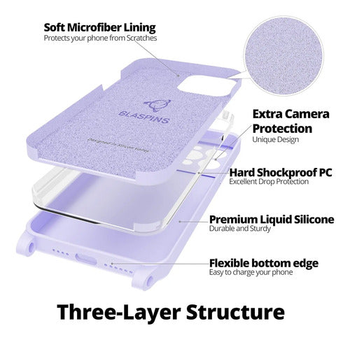 Funda Con Correa Para iPhone 14 Pro Max