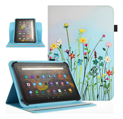 Funda Universal Tablet 10.5-11.5 Pulgadas, Rotación 360°, Flower Grass 08