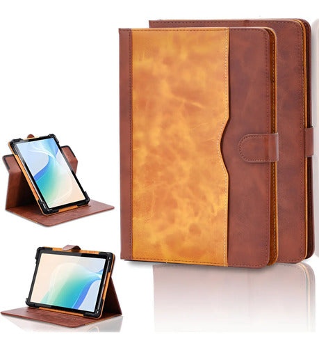 Funda De Cuero Pu Para Tablet Chuwi HiPad Xpro 10.51'' Marrón