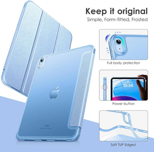 Funda Para iPad A16 11'' Y iPad 10.9'' Azul