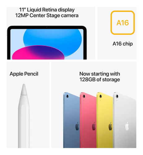 Apple iPad 11-inch, A16 Chip, Liquid Retina, 256gb, Wi-fi...