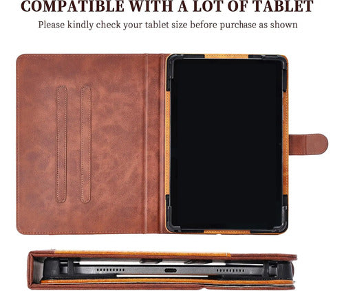 Funda De Cuero Pu Para Tablet Chuwi HiPad Xpro 10.51'' Marrón