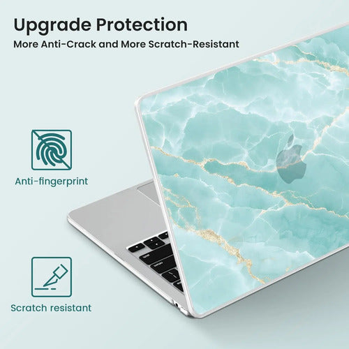 Funda G Jgoo Para Macbook Air Turquesa
