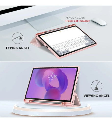 Funda Atooz Para Lenovo Idea Tab 11 Rosa