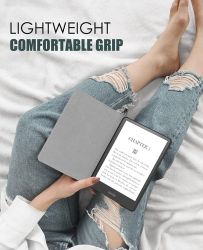 Funda Para Kindle Paperwhite 6.8 Pulgadas (11a Generación) Verde Oscuro