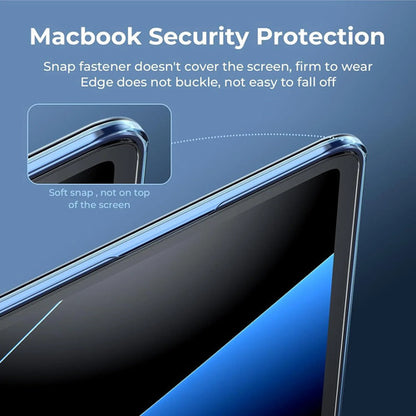 Carcasa Funda Transparente Para Macbook Air 13.6' Azul Oscuro