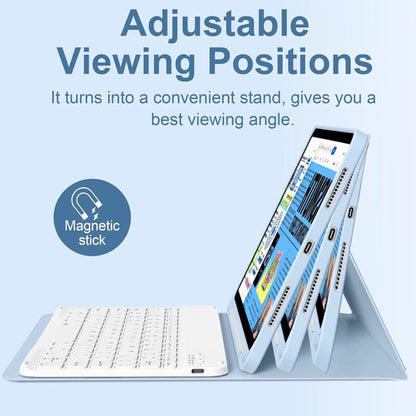Funda Con Teclado Para iPad Air Gen 11 Azul