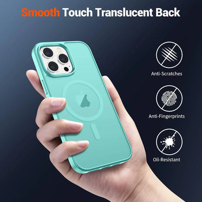 Funda Magnética Supfine Para iPhone 14 Pro Azul Lisa