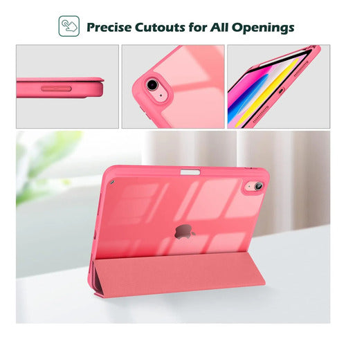 Funda Para iPad (a16) 11a Gen 2025 Y 2022 Rosa
