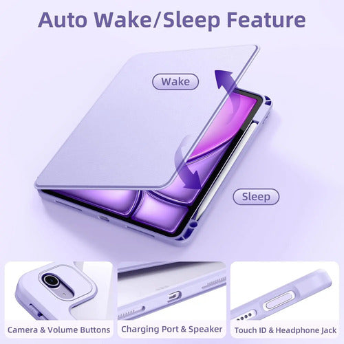 Funda Para iPad Air 11'' Y Pro 11'' Lavanda