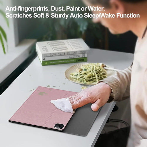 Funda Con Tecladopara iPad Air 11'' Y Pro 11'... Rosa Oscuro