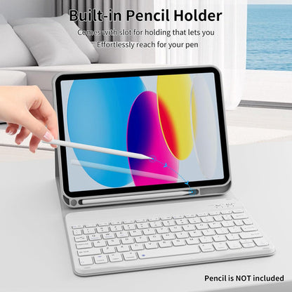 Funda Con Teclado Para iPad (a16) 11th/10th Gen (11/10.9 ... Gris