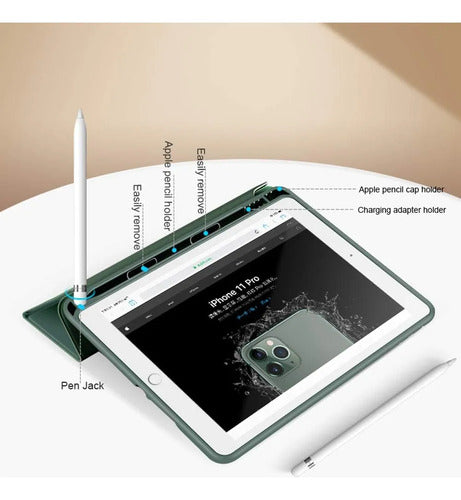 Funda Para iPad 6ta/5ta Generación 9.7 Verde Oscuro