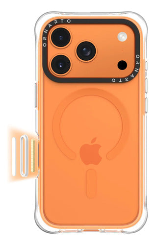 Funda Ornarto Air Para iPhone Pro Max Naranja