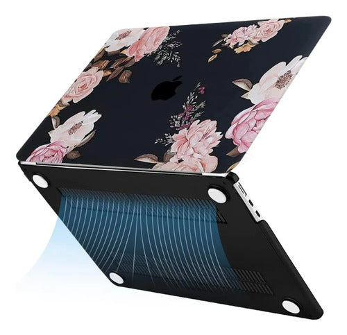 Funda Carcasa Para Macbook Air 13  M5 M4 M3 M2 2026-2022 Negro