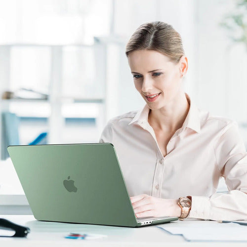 Funda Blueswan Para Macbook Air 13 Pulgadas Verde Oscuro